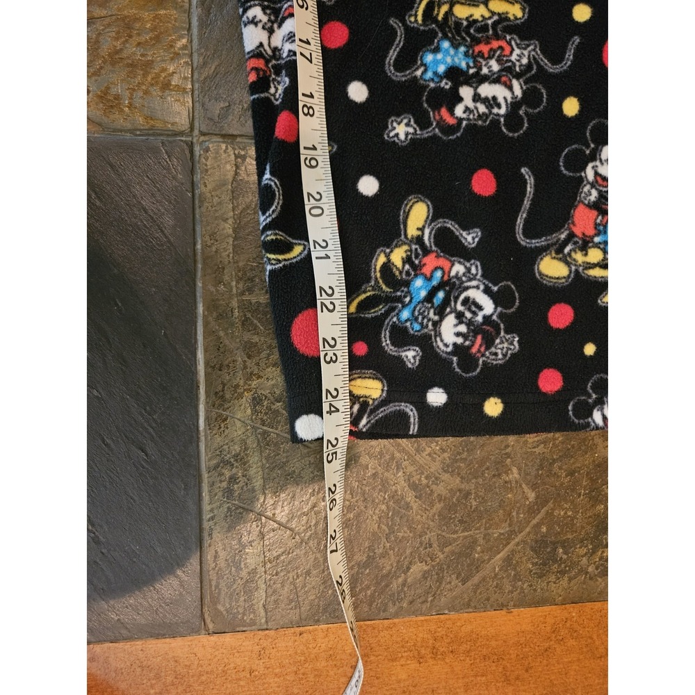 Disney Womens 2X Pajama Pants Black Mickey & Minnie Mouse Casual Loungewear - Picture 9 of 9